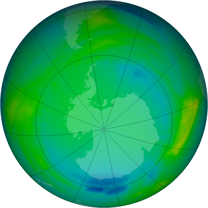 Ozone Map 2007-07-25